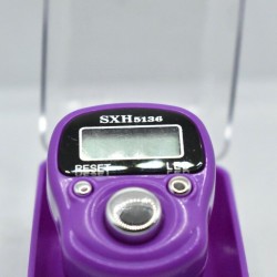 Purple Digital finger beads