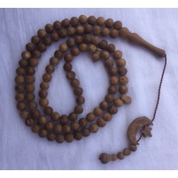 Antique Arak Wood Tasbih – 100 Prayer Beads from the Time of Prophet Nuh (A.S)