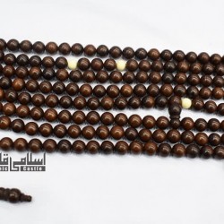 Imported Turkish Beads – Dark Brown & White (200 Count)