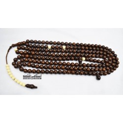 Imported Turkish Beads – Dark Brown & White (200 Count)