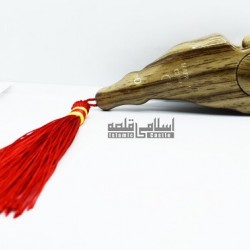 LED Digital Finger Tasbih – Classic Wooden Texture