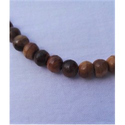 Naqshbandi Brown Tasbih – 100 Beads (6mm) with Cyprus-Style Separators