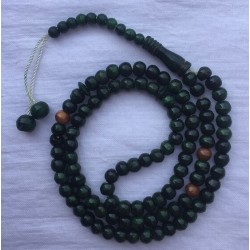 Naqshbandi Wooden Beads – Green 100 Count, 6MM (Haqqani Cyprus Style)