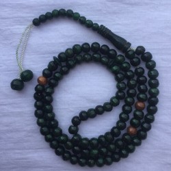 Naqshbandi Wooden Beads – Green 100 Count, 6MM (Haqqani Cyprus Style)