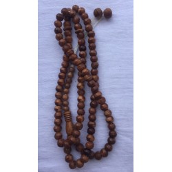Naqshbandi Brown Tasbih – 100 Beads (6mm) with Cyprus-Style Separators