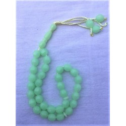 Noor LuLu Glow-in-the-Dark Tasbih – 33 Oval Beads (12mm)