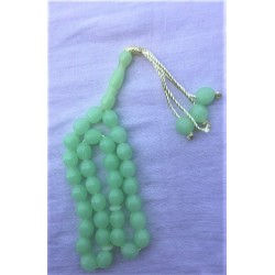 Noor LuLu Glow-in-the-Dark Tasbih – 33 Oval Beads (12mm)