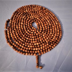 Brown Wooden Beads – 500 Count (10MM) with 5 Separators & Strong Thread