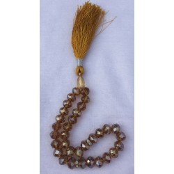 Shiny Golden Islamic Beads – 33 Grains (8MM)