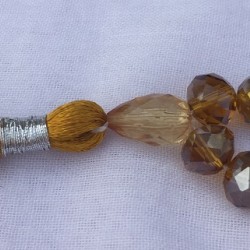 Shiny Golden Islamic Beads – 33 Grains (8MM)