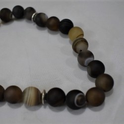 Jupiter Marble Tasbih – 33 Brown Beads with SubhanAllah Top | 10mm