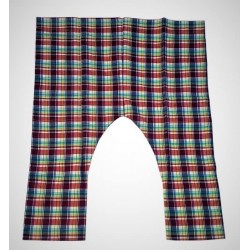 Pajama Salwar Red Check Lining Trouser Muslim dress