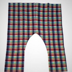 Pajama Salwar Red Check Lining Trouser Muslim dress