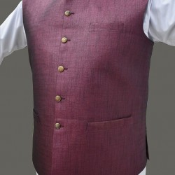 Round Neck Graceful Vest Coat Islamic Clothing