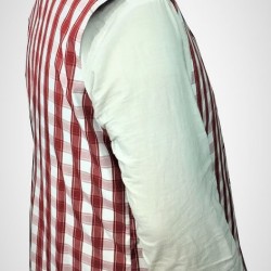 Red and White Waistcoat