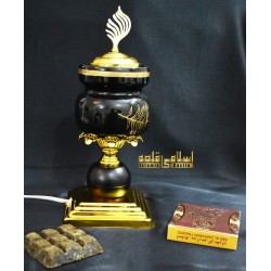 Incense Burner Ceramic Black-08