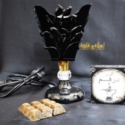 Incense Burner Black Full Metal-12