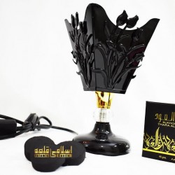 Incense Burner Black Full Metal-12