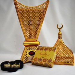 Incense Golden Large Burner Metal-02