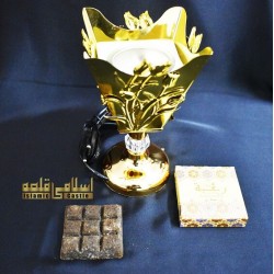 Incense Burner Golden Full Metal-12