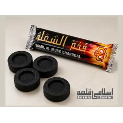 Hamil Al Musk Magic Charcoal Pack (10 Pieces) | Quick Light Bakhoor, Oudh & Incense Burner Coal  حامل المسک میجک چارکول پیک | بخور، عود اور لوبان کے لیے فوری جلنے والا کوئلہ