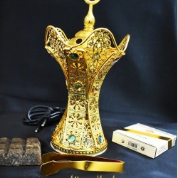 Incense Golden Burner Metal-09