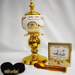 Incense Burner White Small Ceramic-10