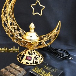 Incense Burner Golden Moon-04