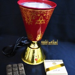 Incense Maroon Burner Round-01