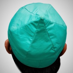 6 Corner Light Green Cotton Cap