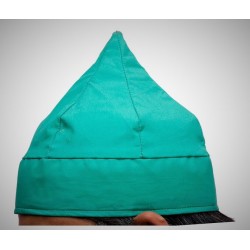 6 Corner Light Green Cotton Cap