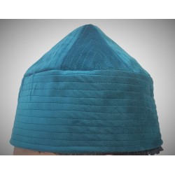 Mawlana Dome Sea Blue Konya Cap | مولانا ڈوم سی بلو قونیا ٹوپی