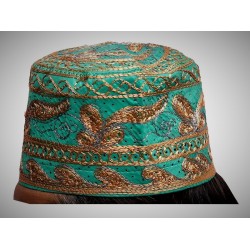 Mawlid Golden Green Cap | میلاد گولڈن گرین کیپ