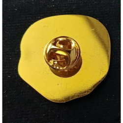 Premium Golden Mawlid Metal Badge – Seal of the Prophet ﷺ
