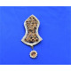 New Brown Pearls Nalain Pak Large Badge