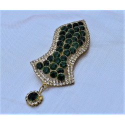 New Green Pearls Nalain Sharif Large Badge