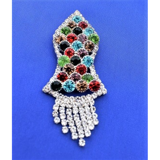 New Multicolor Pearls Nalain Sharif Large Badge