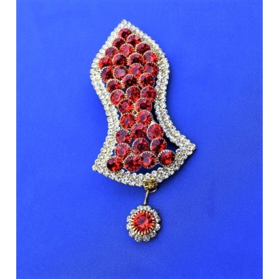 New Red Pearls Nalain Pak Large Badge