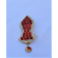 New Red Pearls Nalain Pak Large Badge