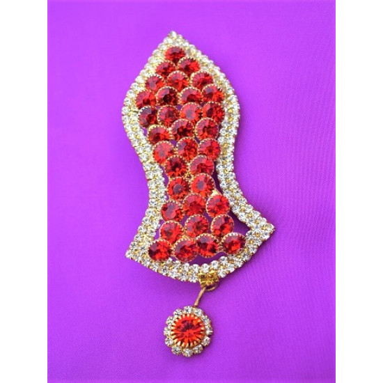New Red Pearls Nalain Pak Large Badge