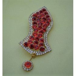 New Red Pearls Nalain Pak Large Badge