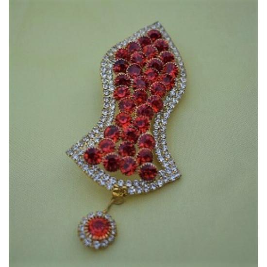 New Red Pearls Nalain Pak Large Badge