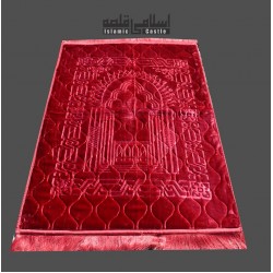 Red Velvet Prayer Mat 