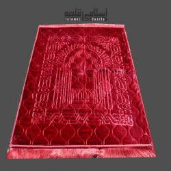 Red Velvet Prayer Mat 