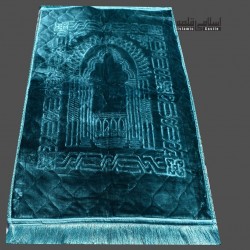 Sea Green Velvet Prayer Mat 