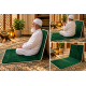 Foldable Padded Prayer Mat with Back Support