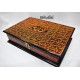 Red Quran Box With Name Of Allah