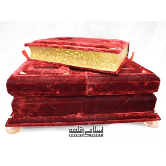 Quran Translated Velvet Box 164FRB