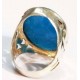 Antique Turquoise Feroza Silver Ring