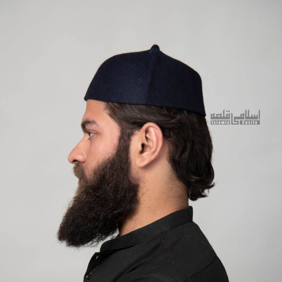 Rumi Black Fez Hat | رومی سیاہ فیز ٹوپی